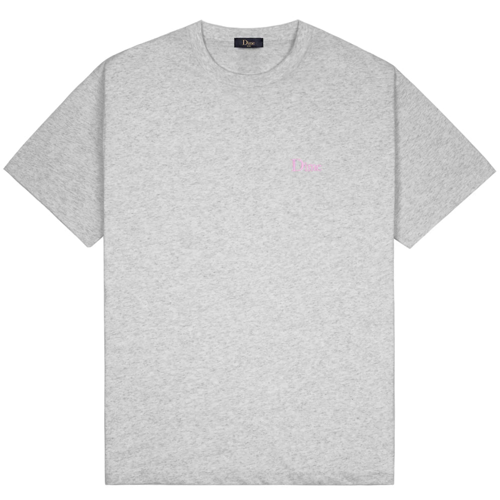 Dime Classic Small Logo Tee Heather Grey