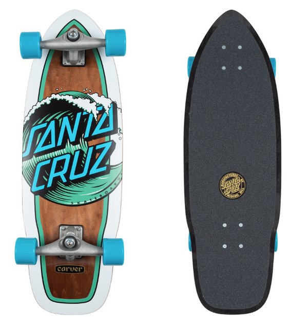 Carver X Santa Cruz Wave Dot SurfSkate