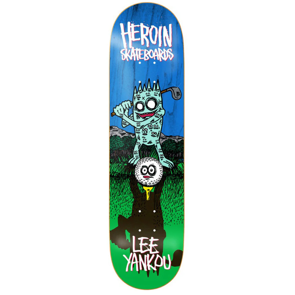 Heroin Lee Yankou Golf Imp Skateboard Deck | 8.25
