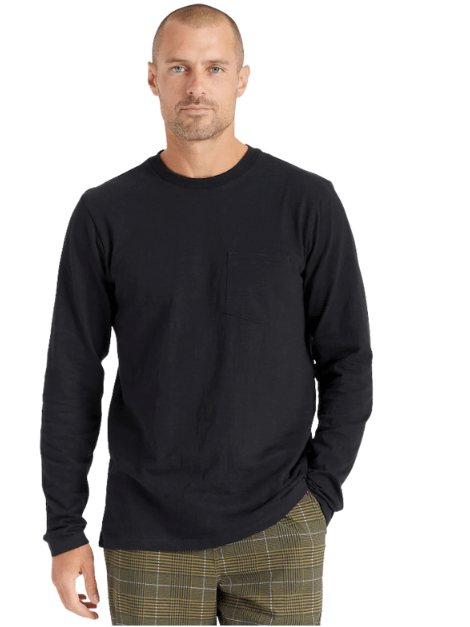 BUSY L/S POCKET TEE-