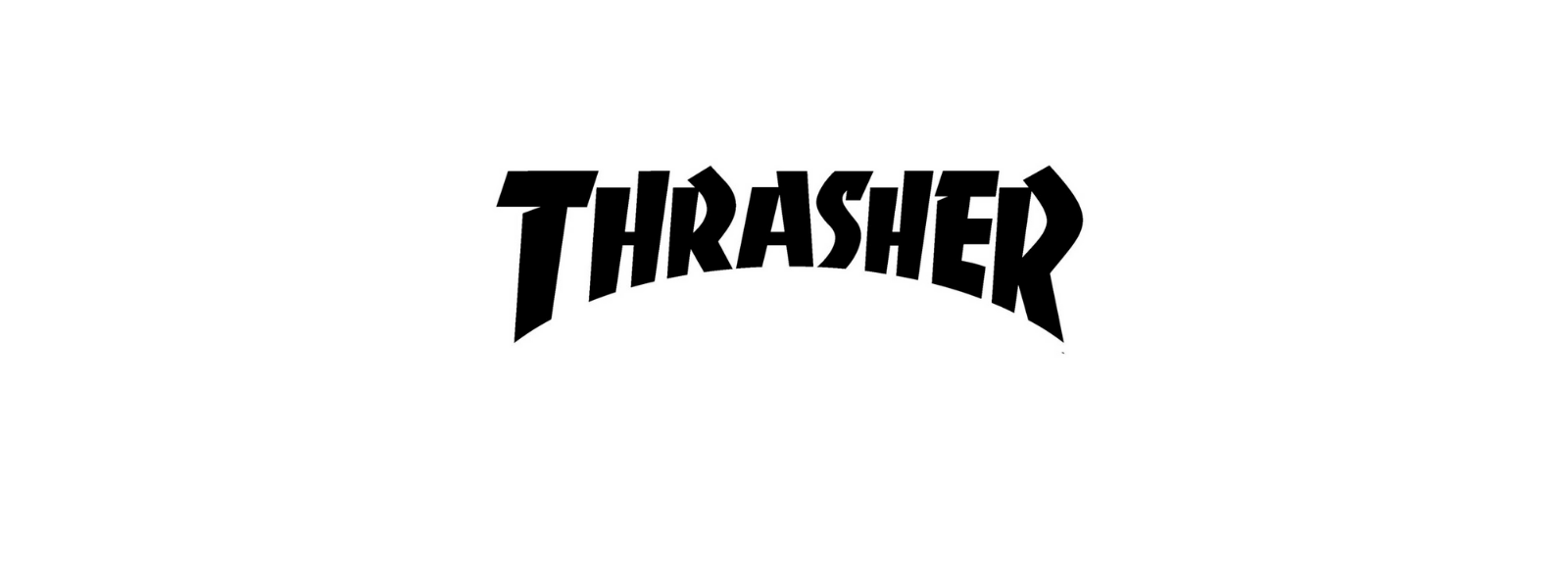 Thrasher sales logo white
