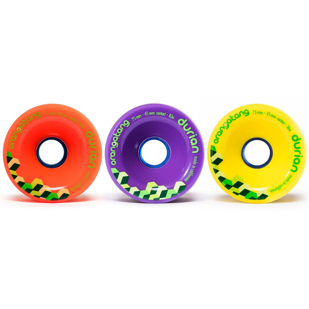 ORANGATANG DURIAN 75mm オランガタン Orangatang Durian Longboard Wheels | 75mm – So Hip Toronto