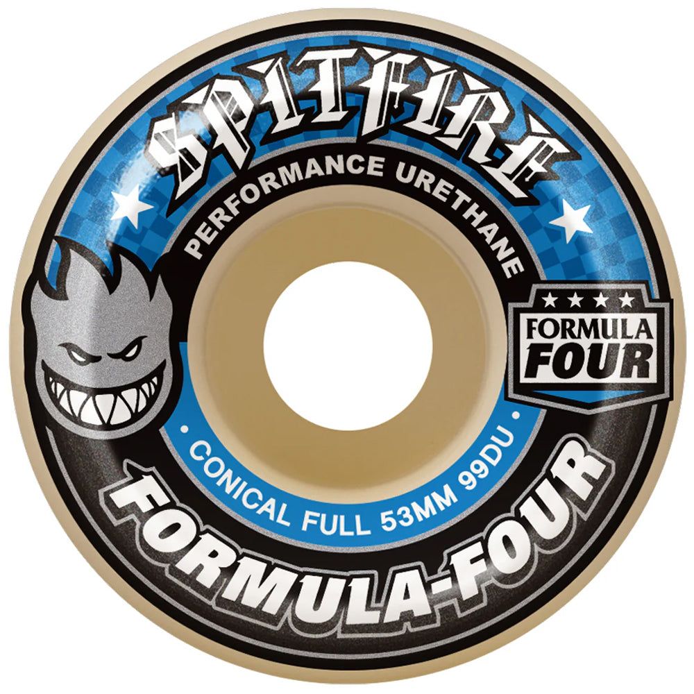 スケートボード Spitfire Formula Four Conical 52mm 101Du Spitfire Formula Four Conical Full 101du Skateboard Wheel 52mm