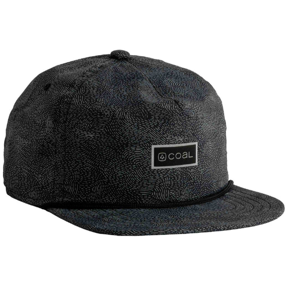Coal Pontoon 6 Panel Cap | Micro Texture - So Hip Toronto