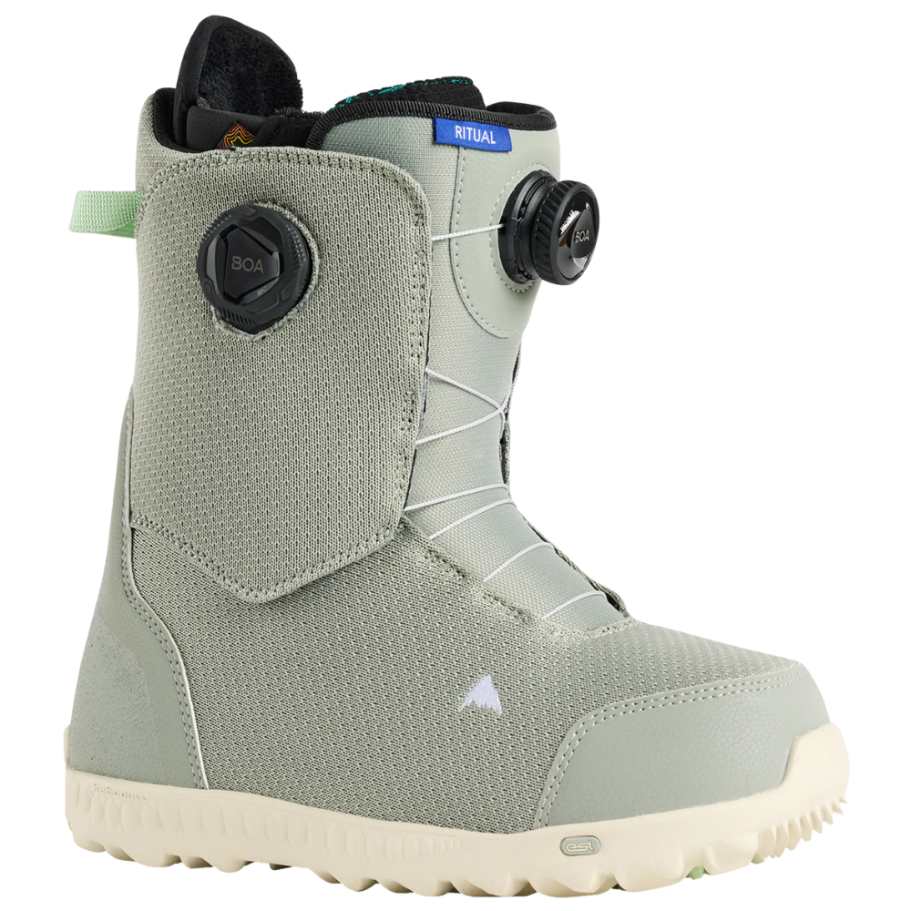 burton ritual レディース 25cm Burton Ritual BOA 2026 Womens Snowboard Boot | Talc Green