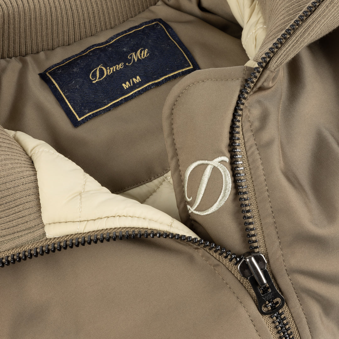 Dime Insulated Bomber Jacket | Khaki – So Hip Toronto