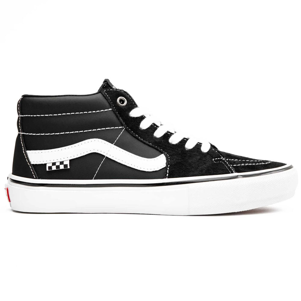 VANS ヴァンズ SKATE GROSSO MID スケートグロッソミッド Vans Skate Grosso Mid Shoe | Black/Emo Leather – So Hip Toronto