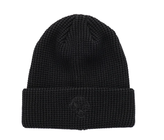 Waffle Knit Beanie | Black - So Hip Toronto