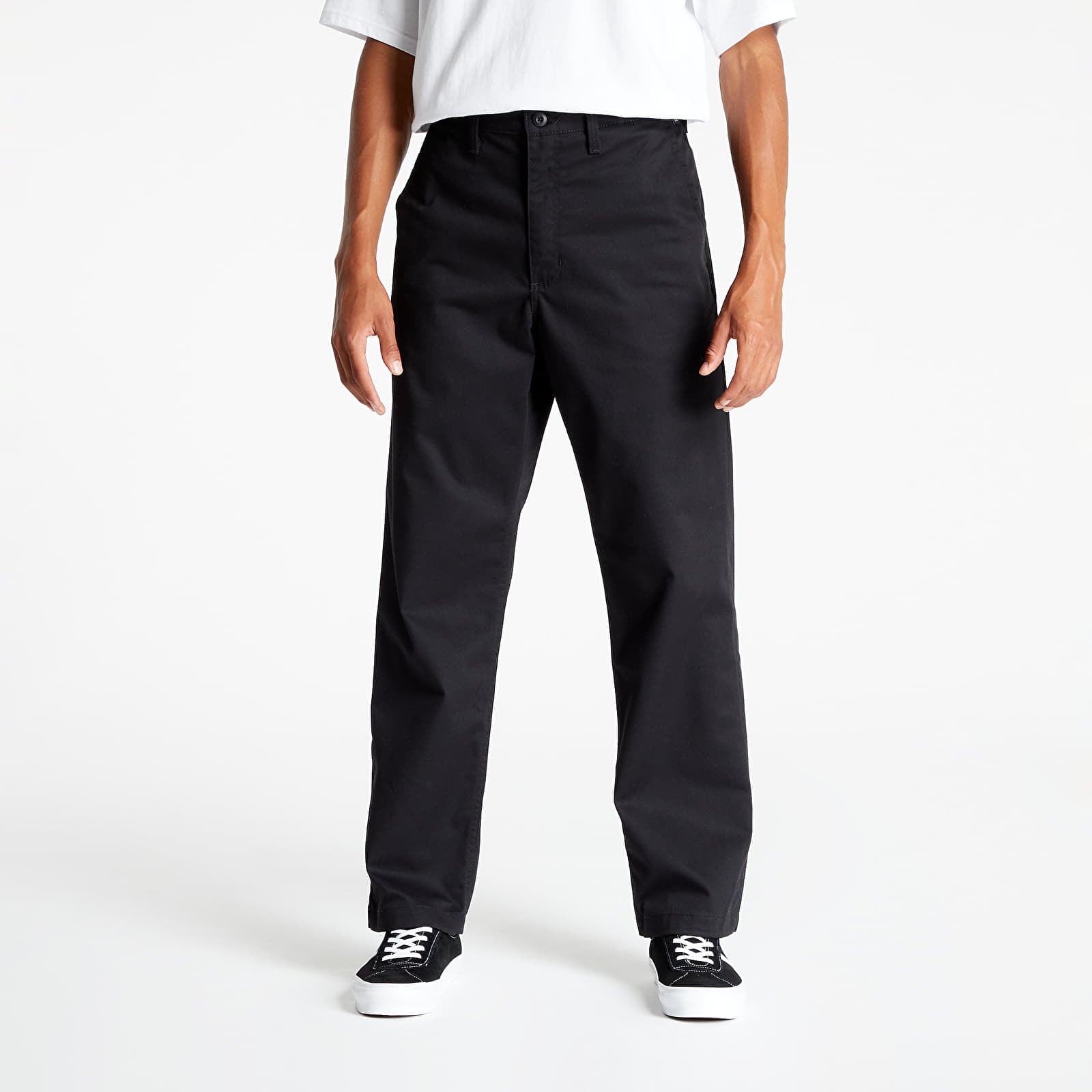 Authentic Chino Loose Tapered Pant* | Black - So Hip Toronto