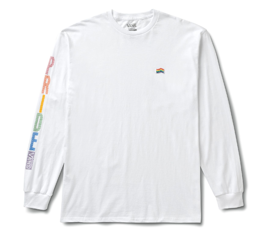 Vejrudsigt plade Garderobe PRIDE Longsleeve T-Shirt | White - So Hip Toronto